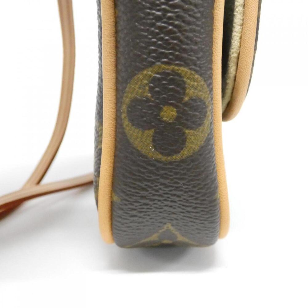 LOUIS VUITTON Brown Monogram Pochette Shoulder Bag - Picture 4 of 6